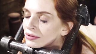 Bound in a steel and anal fucked