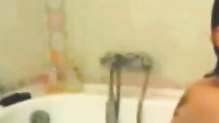 Busty Amateur's Shower Cam Show