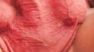 BREATHTAKING BRUNETTE BOMBARDED BY 10 Inches OF HARD, RAGING DICK IN EPIC TRIPLE THREAT FACIAL!