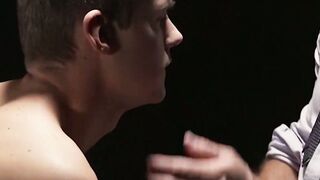 Jack Bailey's finger fucking leads to cum from slim Jack