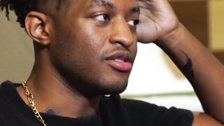 Experienced black stud Hakunabad teaches his newcomer friend Jaylen Rebel the ropes