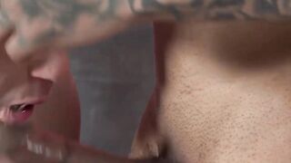 Tattooed Floyd Johnson dominates gay stud Maxx Monroe