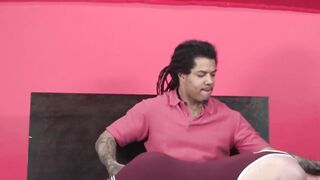 Tattooed Floyd Johnson dominates gay stud Maxx Monroe