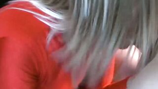 Bukkake slut Porscher Wells sucks big cocks in an orgy