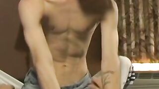 Petite boy Tyler Berke ass drilled by hung inked boyfriend