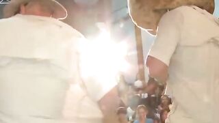 Amatuer raunchy chicks blowing big stripper cocks at party