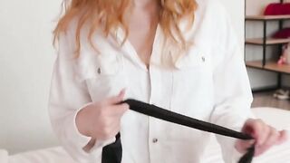 Husband plays Brawl Stars while Janitor Fucks Bandage Wife's Tight Pussy Hard