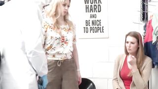 Babe caught stealing sucking and banging the dirty officer