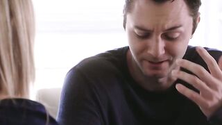 Gorgeous babe choked in this hardcore maledom fantasy
