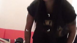 UK teen babe Danielle Darlow pussy play and POV blowjob