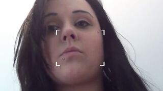 UK teen babe Danielle Darlow pussy play and POV blowjob