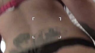 UK teen babe Danielle Darlow pussy play and POV blowjob