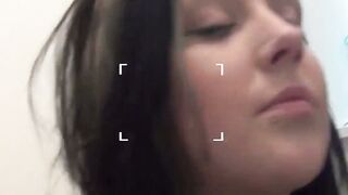 UK teen babe Danielle Darlow pussy play and POV blowjob