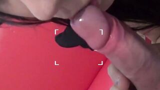 UK teen babe Danielle Darlow pussy play and POV blowjob