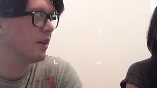 UK teen babe Danielle Darlow pussy play and POV blowjob