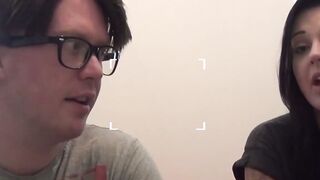 UK teen babe Danielle Darlow pussy play and POV blowjob