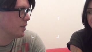 UK teen babe Danielle Darlow pussy play and POV blowjob