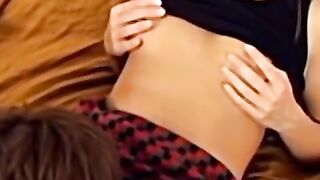 Ass fucked babe shares fat POV dick with her tasty friend