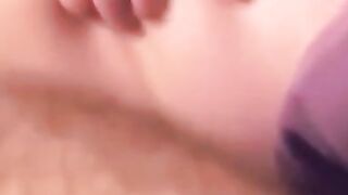 Juicy blonde whore begging to get pounded in both holes POV