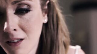 Sinful Karla Kush chokes on huge cock and ends up railed
