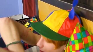 Blonde twink Preston Andrews banging emo gay after mutual BJ