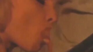 Busty MILF Rebecca Bardoux takes cum in mouth after wild sex