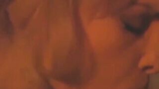 Busty MILF Rebecca Bardoux takes cum in mouth after wild sex
