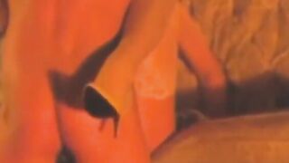 Busty MILF Rebecca Bardoux takes cum in mouth after wild sex