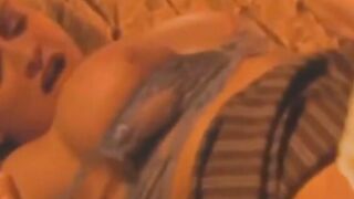 Busty MILF Rebecca Bardoux takes cum in mouth after wild sex