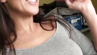 Cute Mea Melone squirts while anally fucked by Pascal White