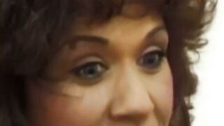 Retro mommy gives passionate blowjob before riding rough