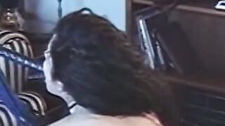 Submissive lesbian gagged and spanked by domina