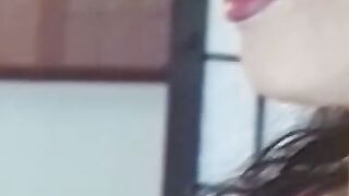 Submissive lesbian gagged and spanked by domina