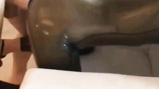 Threesome with Hot Bimbo Double Facial Cumshots