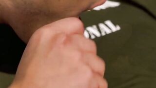 Felix Harris and Gabriel Chiappe and their jerking off training