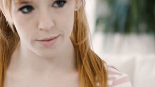 Yellow haired Madi Collins craves a huge cock so I shoved mine into her
