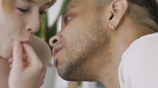 Yellow haired Madi Collins craves a huge cock so I shoved mine into her