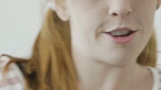 Yellow haired Madi Collins craves a huge cock so I shoved mine into her