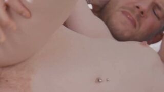 Hot dude Codey Steele eats the redhead pink wet tight pussy
