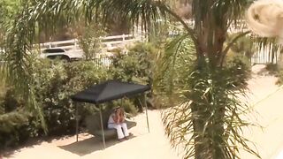 Dykes Alana Luv and Rilynn Rae fingering and licking pussy
