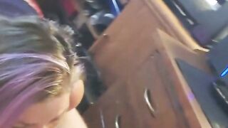 Big-Titted MILF Sukie Rae Sucks Cock, Gets Facial