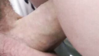Redhead hooker sucks big dick before being pounded on camera