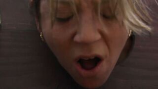 Submissive minx gets her pussy tormented and strapon banged