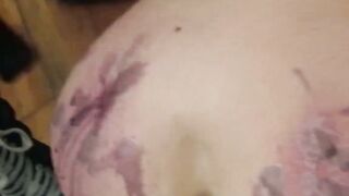 Submissive minx gets her pussy tormented and strapon banged