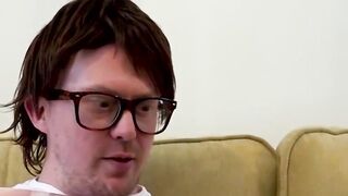 Naughty Pixxie Little gives a hot blowjob to nerdy friend