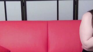 Curvy teen babe Lucy Lane blows big cock glasses nerd POV