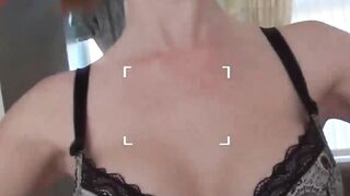 Sexy big tits Zara Du Rose deepthroats big dick geek POV