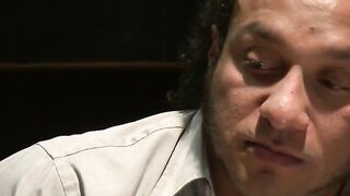 Shemale gets gloryhole blowjob