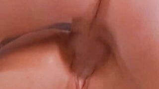 Busty retro blonde Brittany Andrews spreads legs for dick