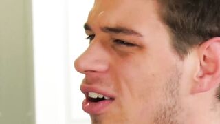 Dante Colle and Michael DelRay go bi with attractive babe